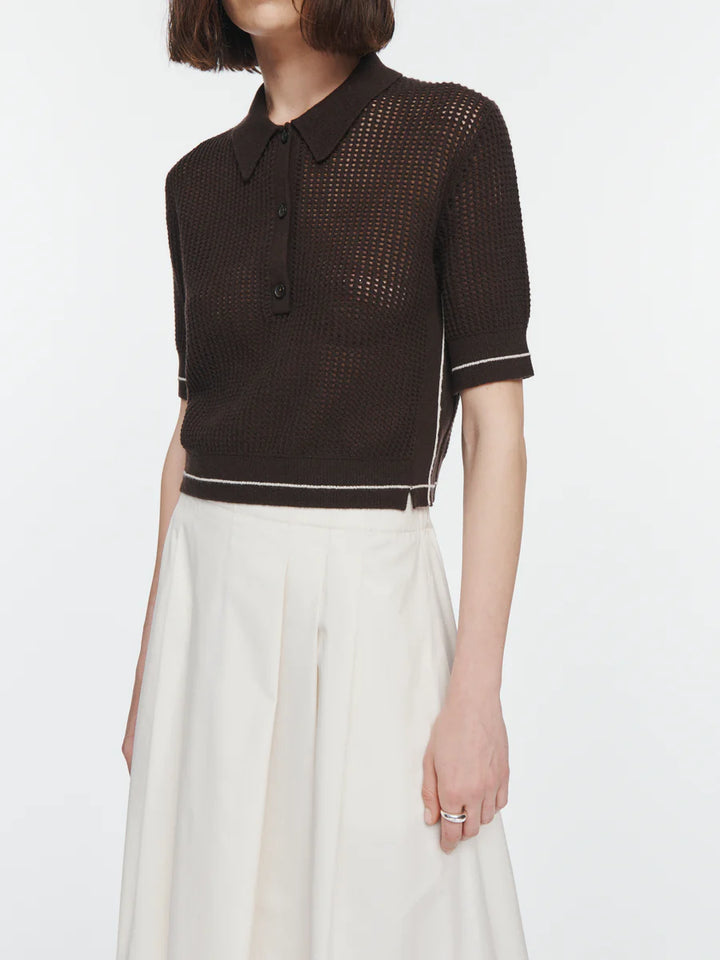 MARIA MCMANUS PLEAT FRONT FULL SKIRT
