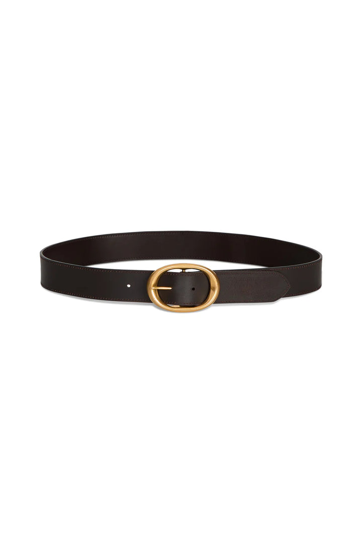 TWP WIDE BELT IN LEATHER