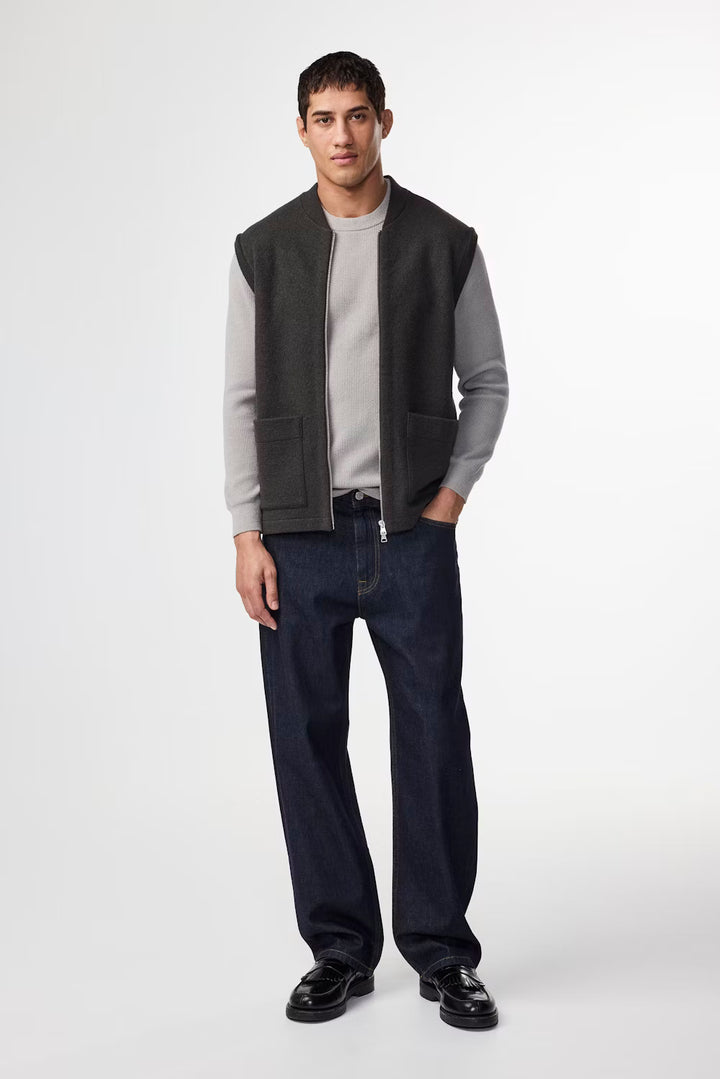 NN07 BOILED WOOL VEST