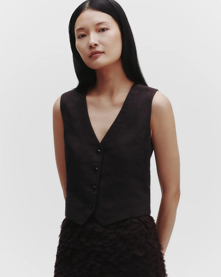 TWP KIKI'S VEST IN LINEN