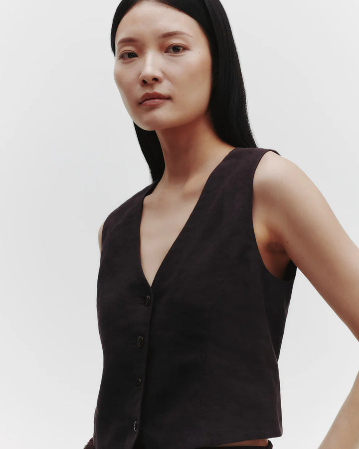 TWP KIKI'S VEST IN LINEN