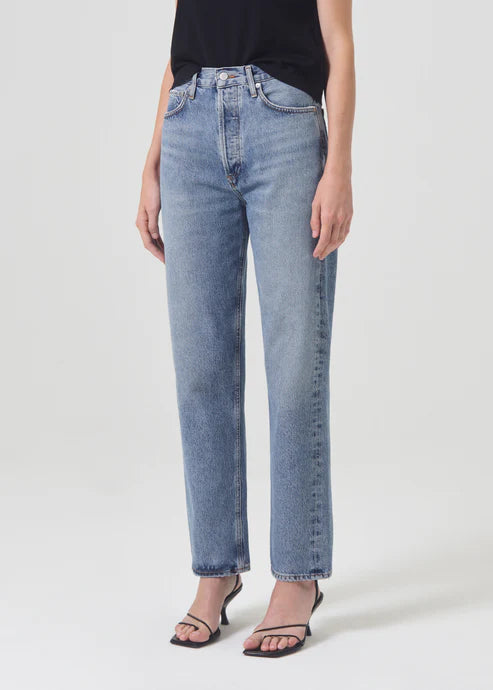 AGOLDE 90'S PINCH WAIST HIGH RISE STRAIGHT JEAN