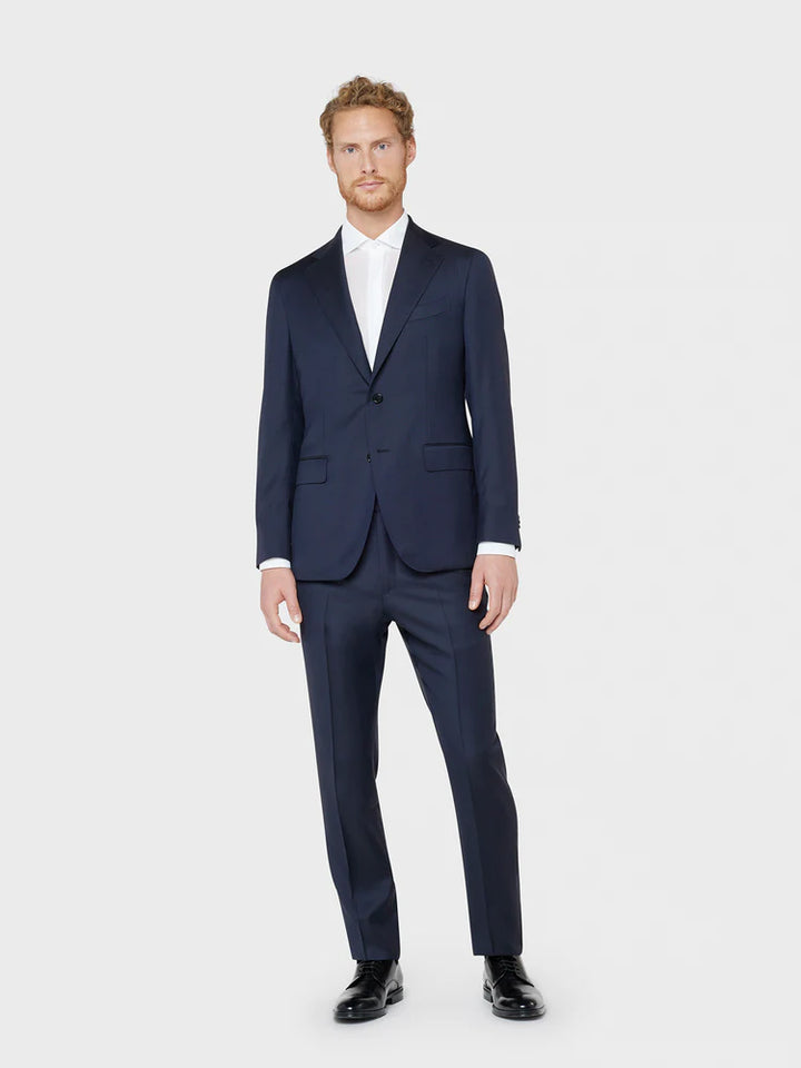 CARUSO AIDA SINGLE-BREASTED NAVY SUIT