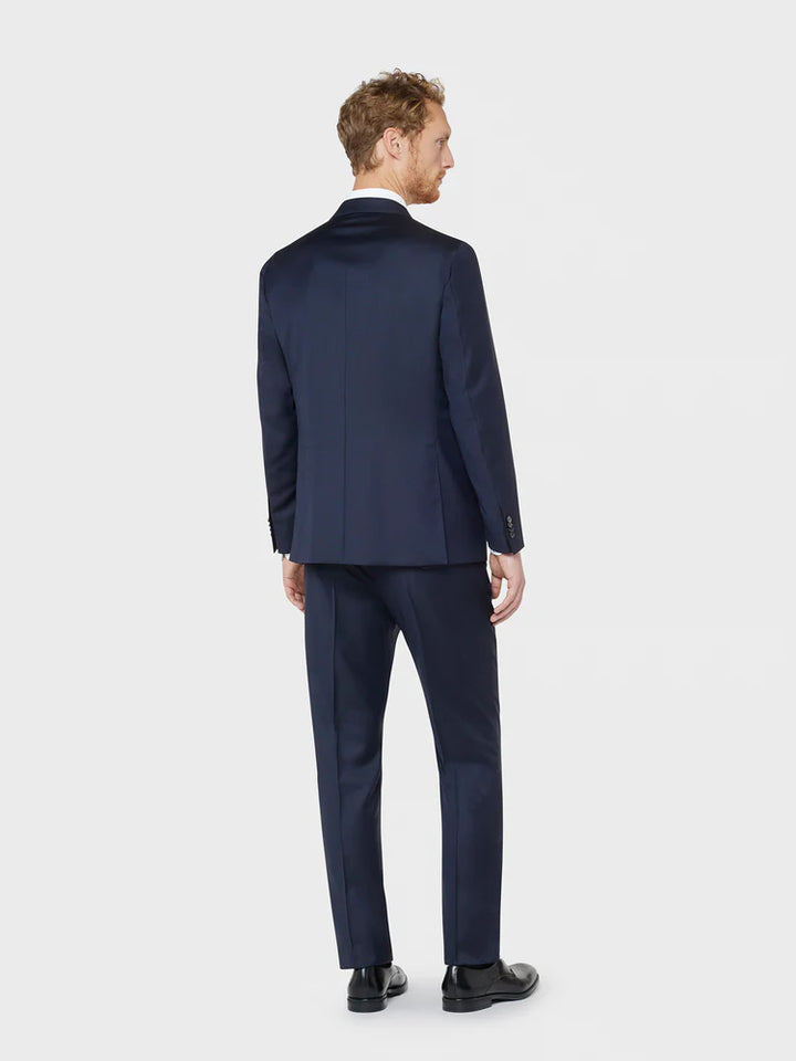 CARUSO AIDA SINGLE-BREASTED NAVY SUIT