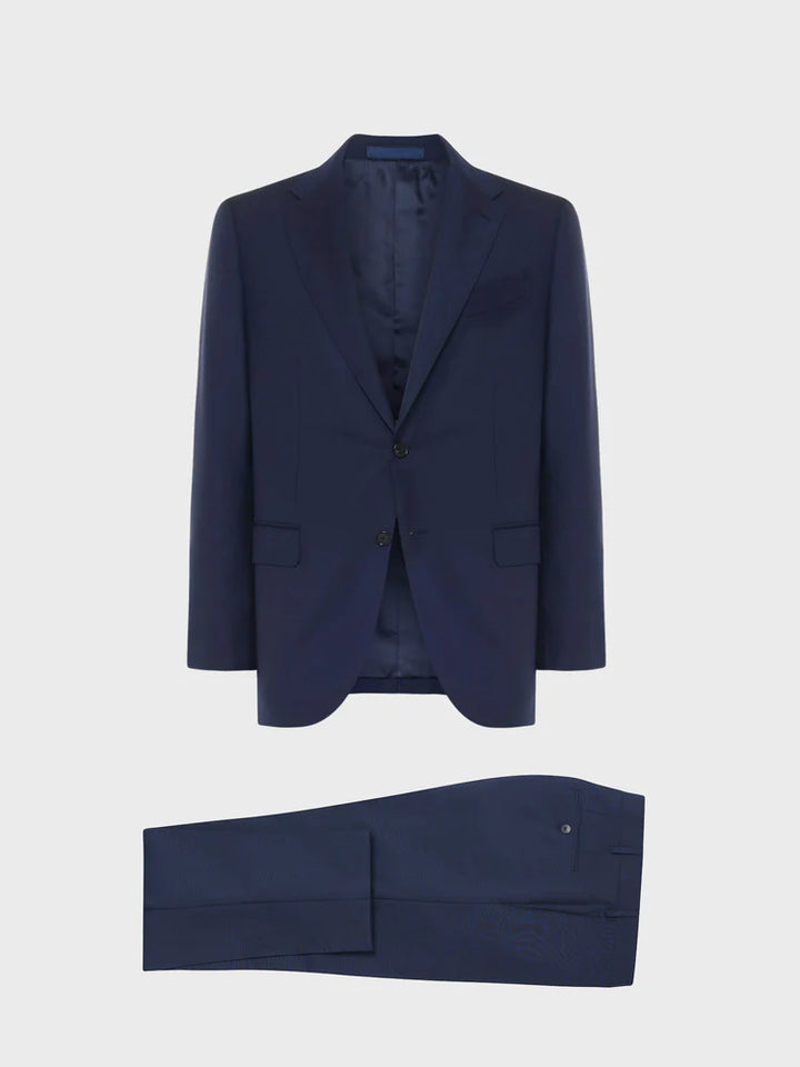 CARUSO AIDA SINGLE-BREASTED NAVY SUIT