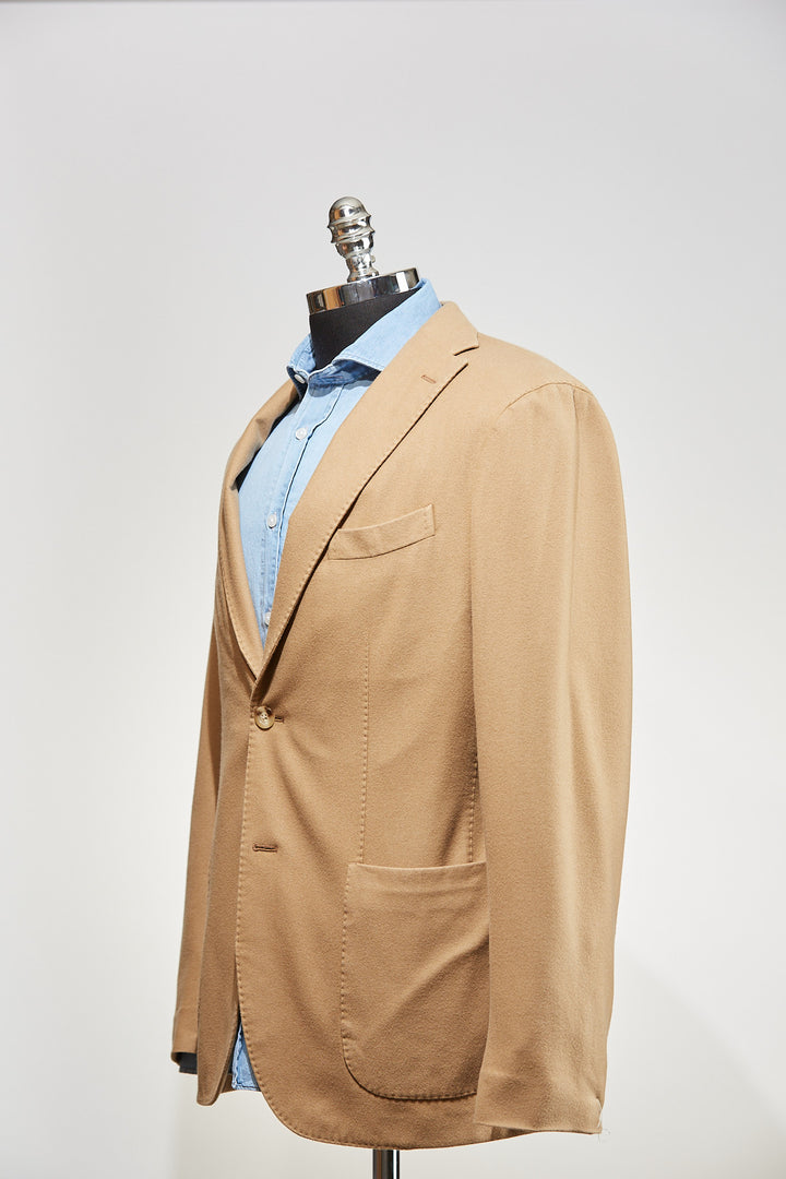 Boglioli Wool Micron Jacket in Sand