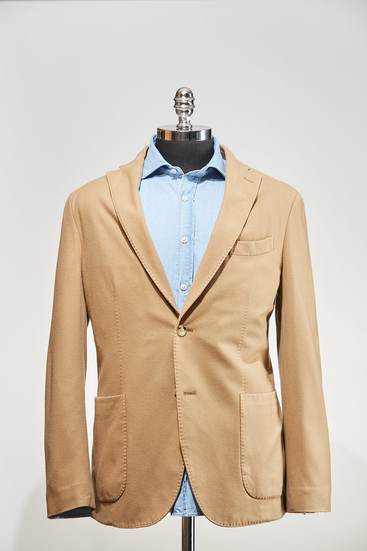 Boglioli Wool Micron Jacket in Sand