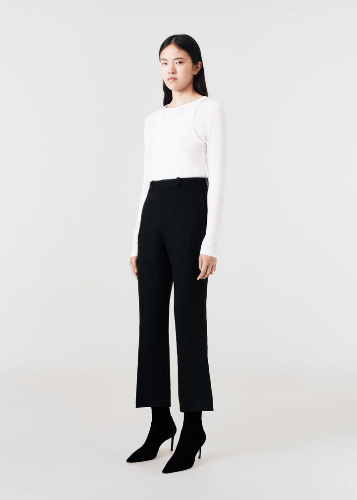 BITE STUDIOS CROPPED BOOTCUT TROUSERS