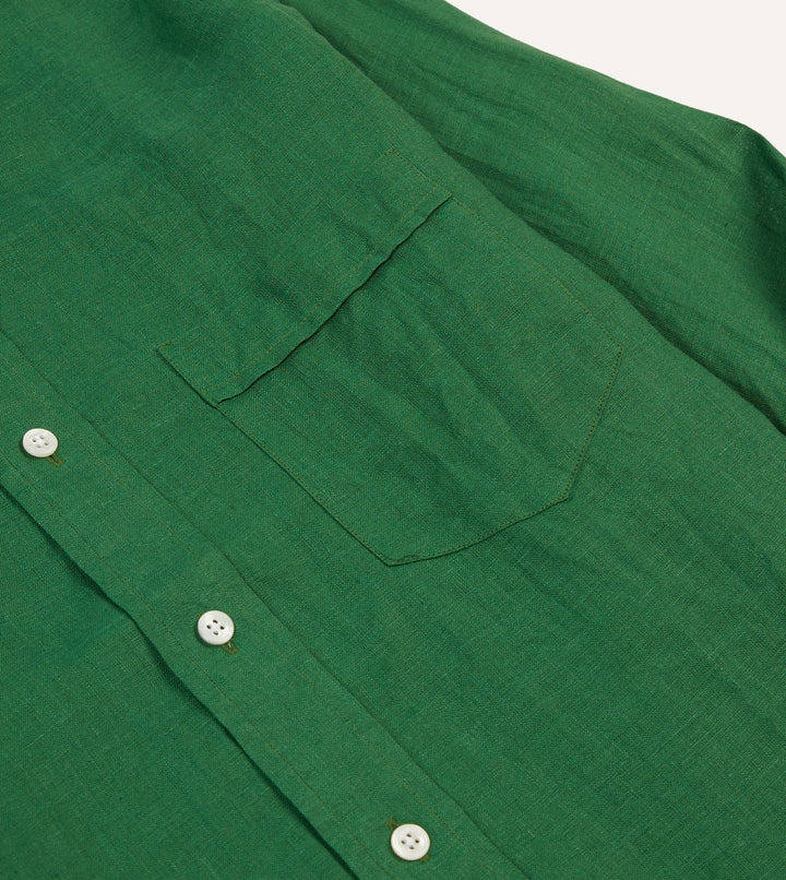 DRAKE'S LINEN SHIRT