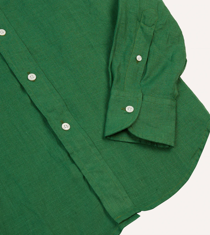 DRAKE'S LINEN SHIRT