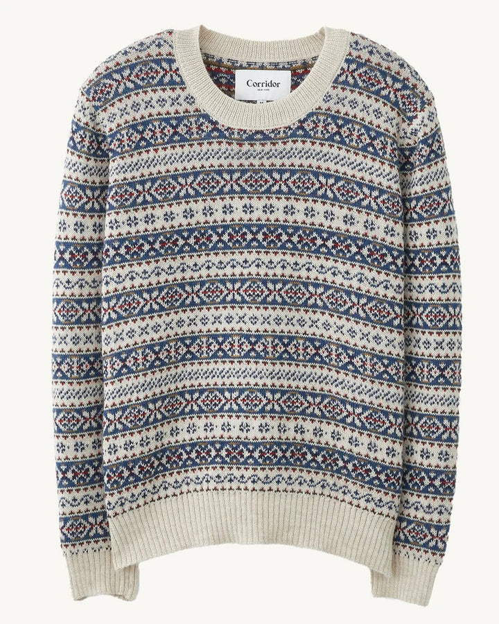 CORRIDOR FAIR ISLE CREWNECK