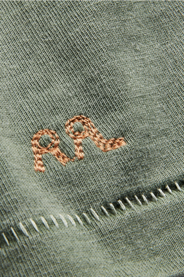RRL Forest Green Crewneck T-Shirt