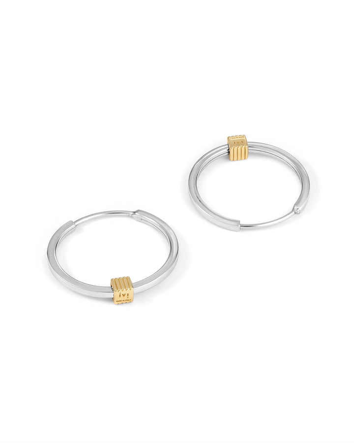 IVI SILVER JOIA SLIM HOOPS