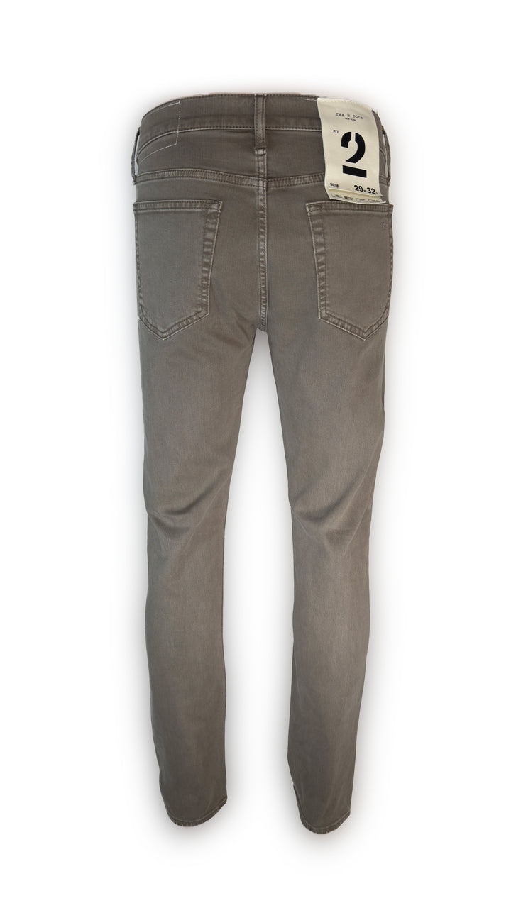 RAG & BONE GREY SLIM FIT AERO STRETCH JEAN