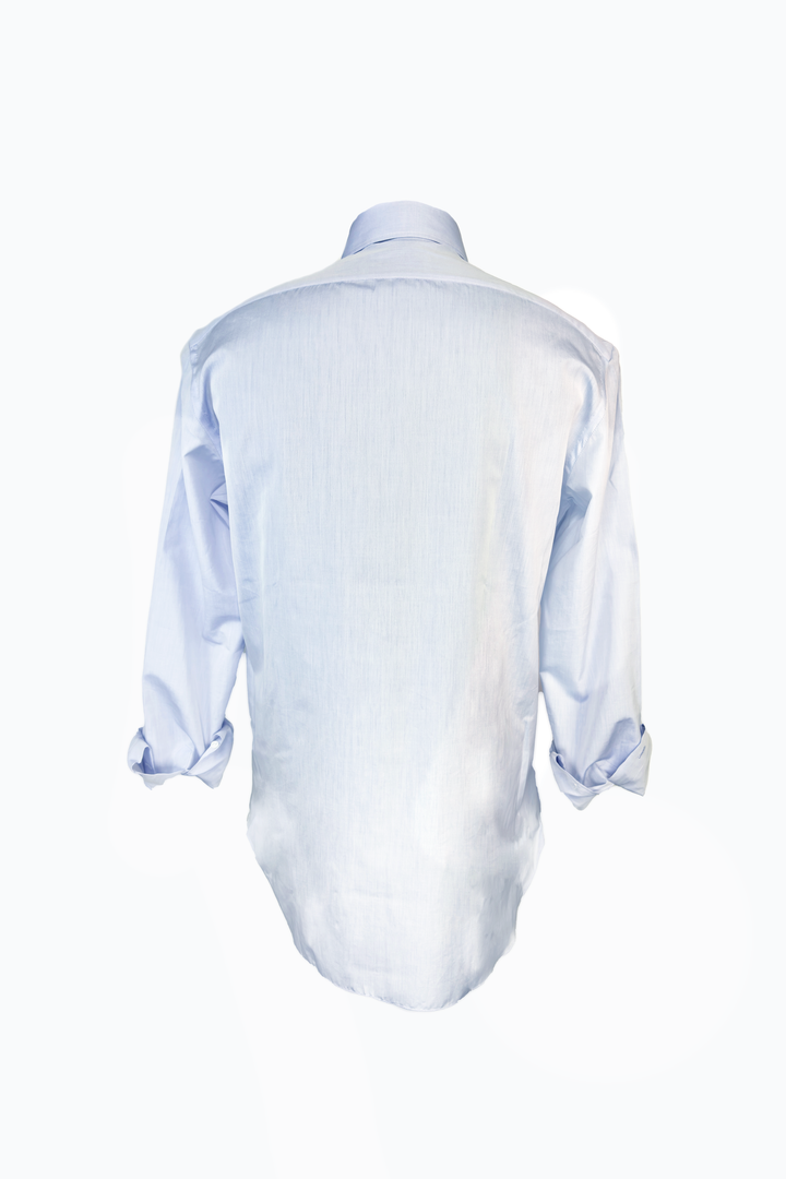 LUCIANO BARBERA SOLID BLUE SHIRT