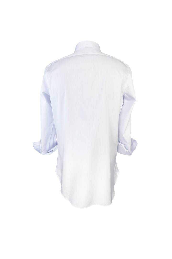 FINAMORE BLUE CHECK SHIRT