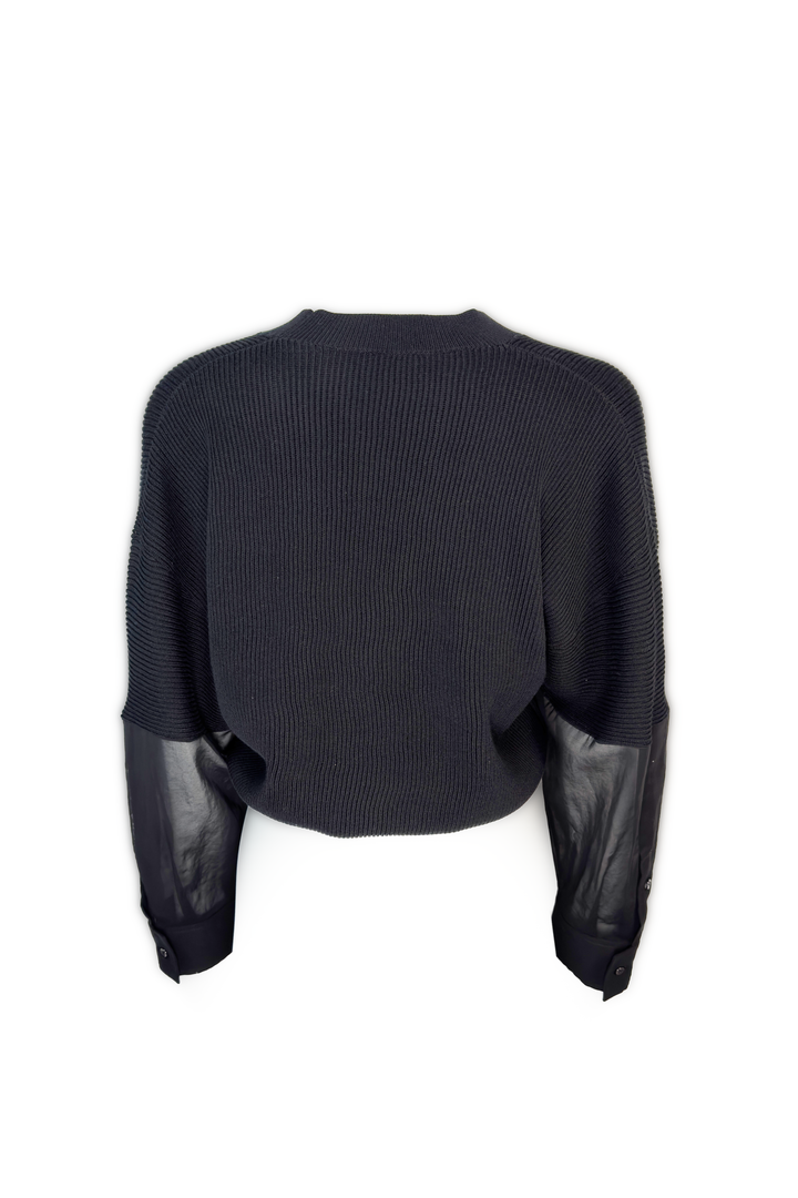 BRUNELLO CUCINELLI ORGANZA SWEATER