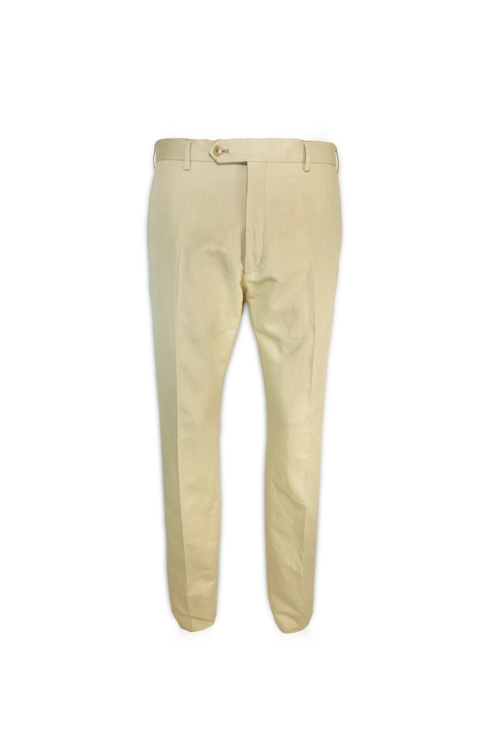 LUCIANO BARBERA COTTON LINEN PANT