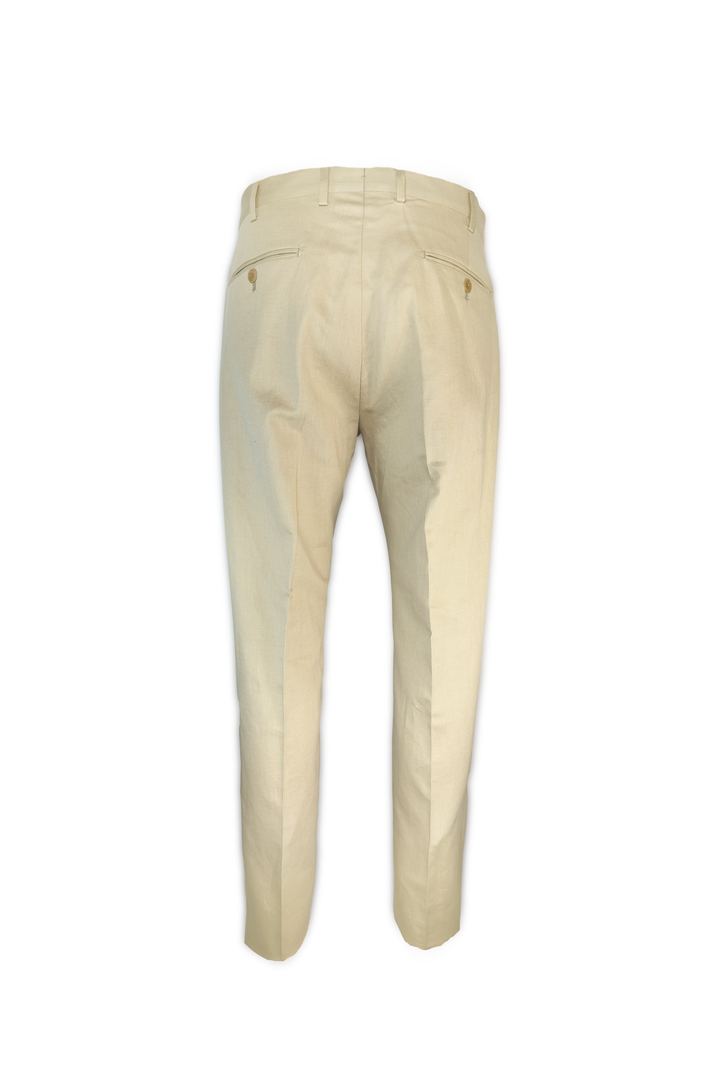 LUCIANO BARBERA COTTON LINEN PANT