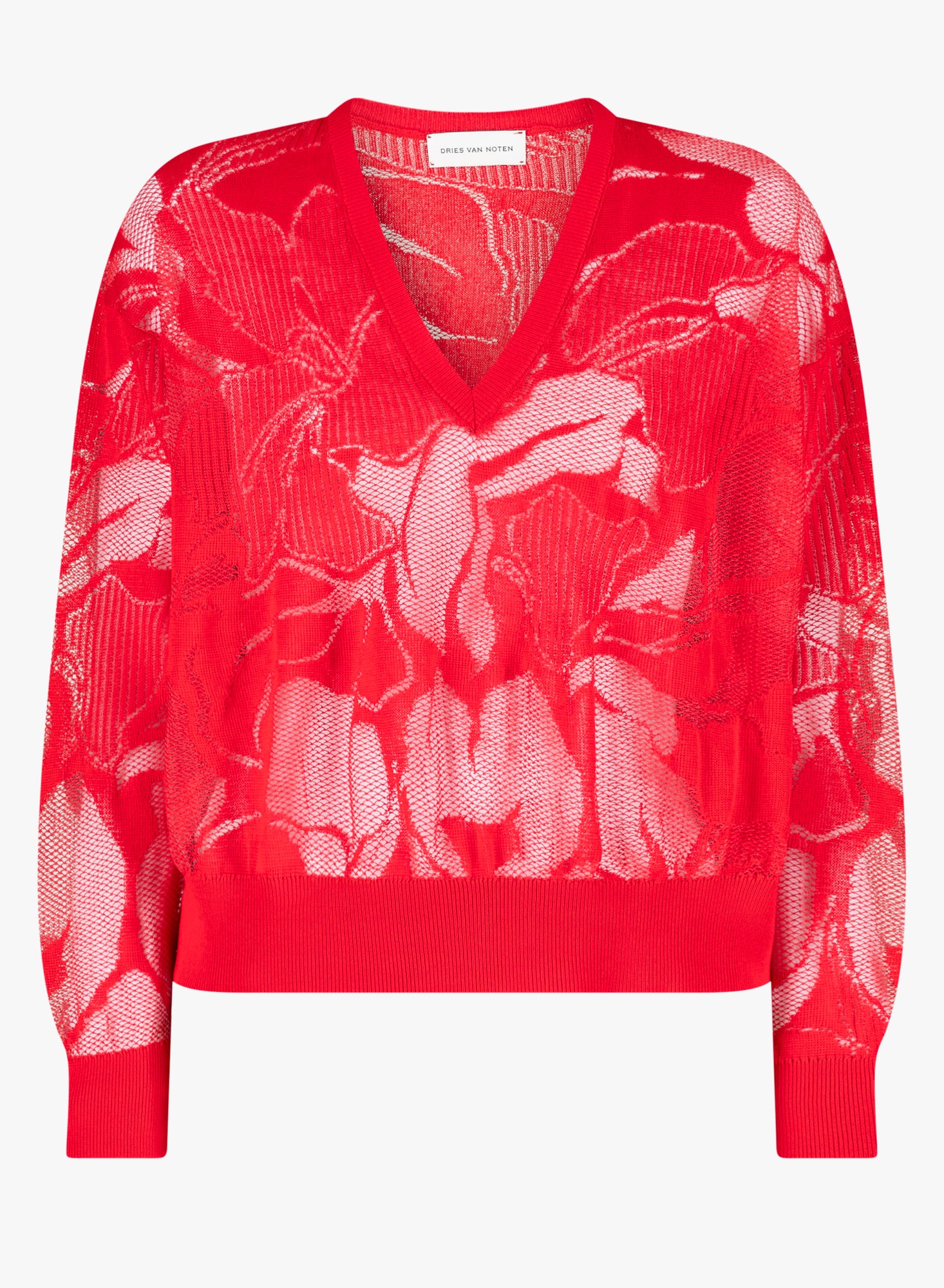 トップス DRIES VAN NOTEN Flower sweat DRIES VAN NOTEN FLOWER SWEATER – Lawrence Covell