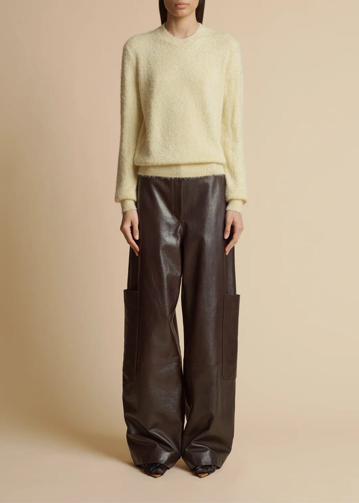 KHAITE IRLA SWEATER IN YUZU