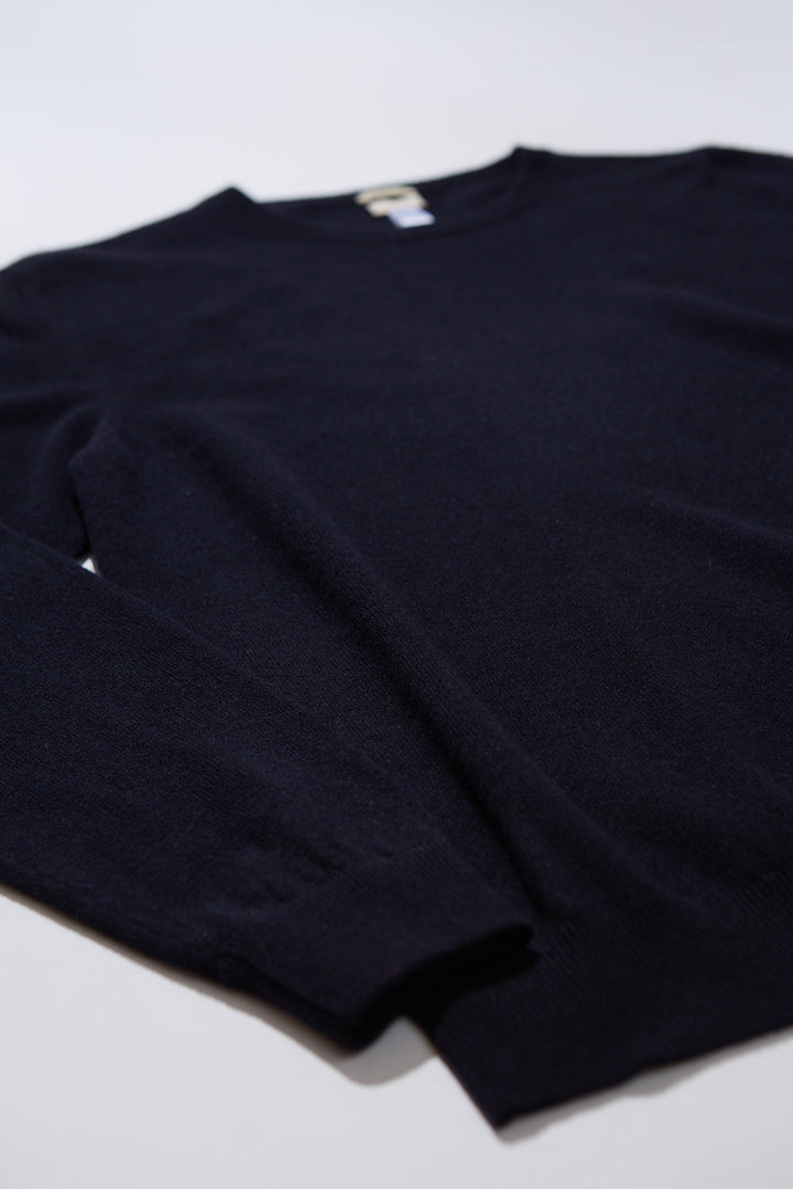 Massimo Alba Kane Cashmere Crewneck in Navy