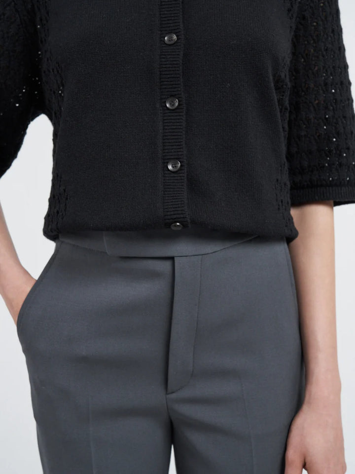 MARIA MCMANUS HIGH WAISTED CROP TROUSERS