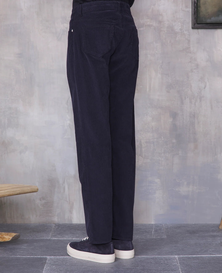 Officine Generale James Corduroy Jean in Navy