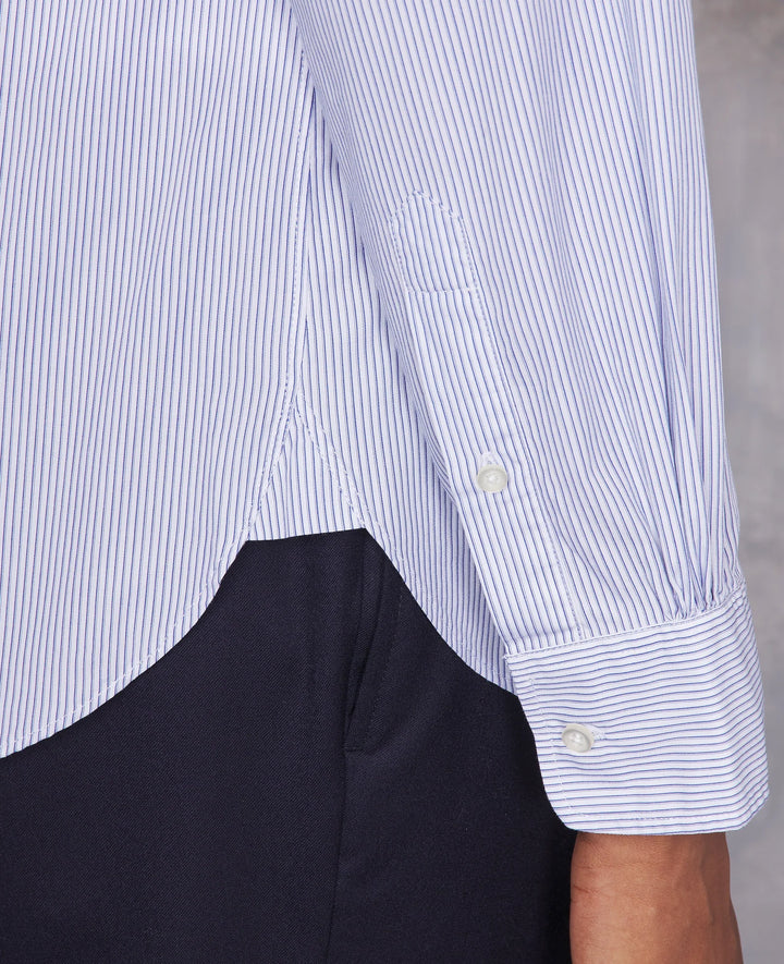 Officine Generale Benoit Striped Shirt