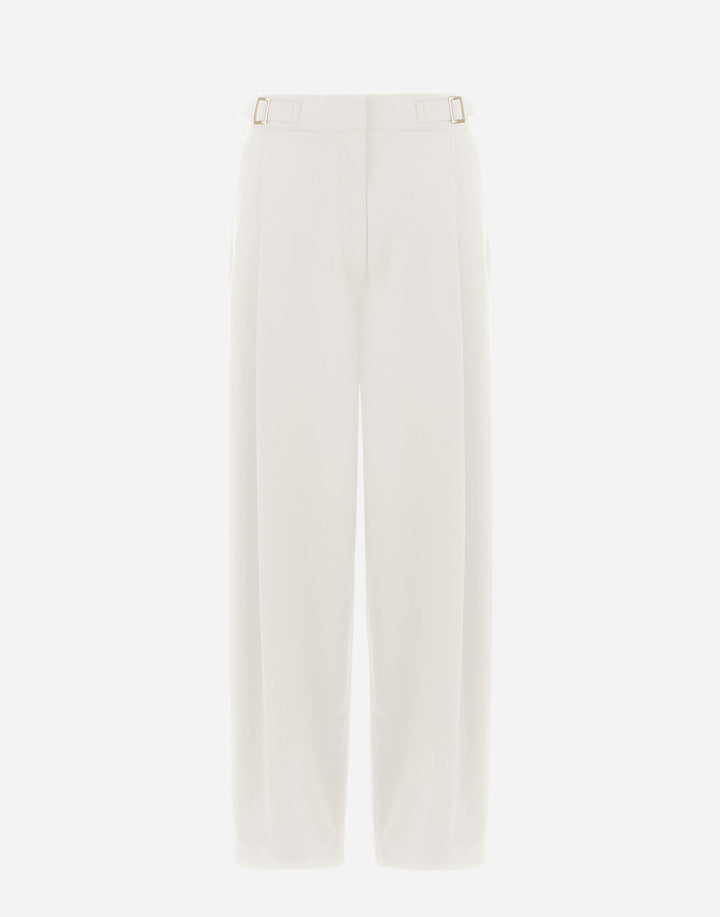 HERNO STRUCTURES NYLON TROUSERS