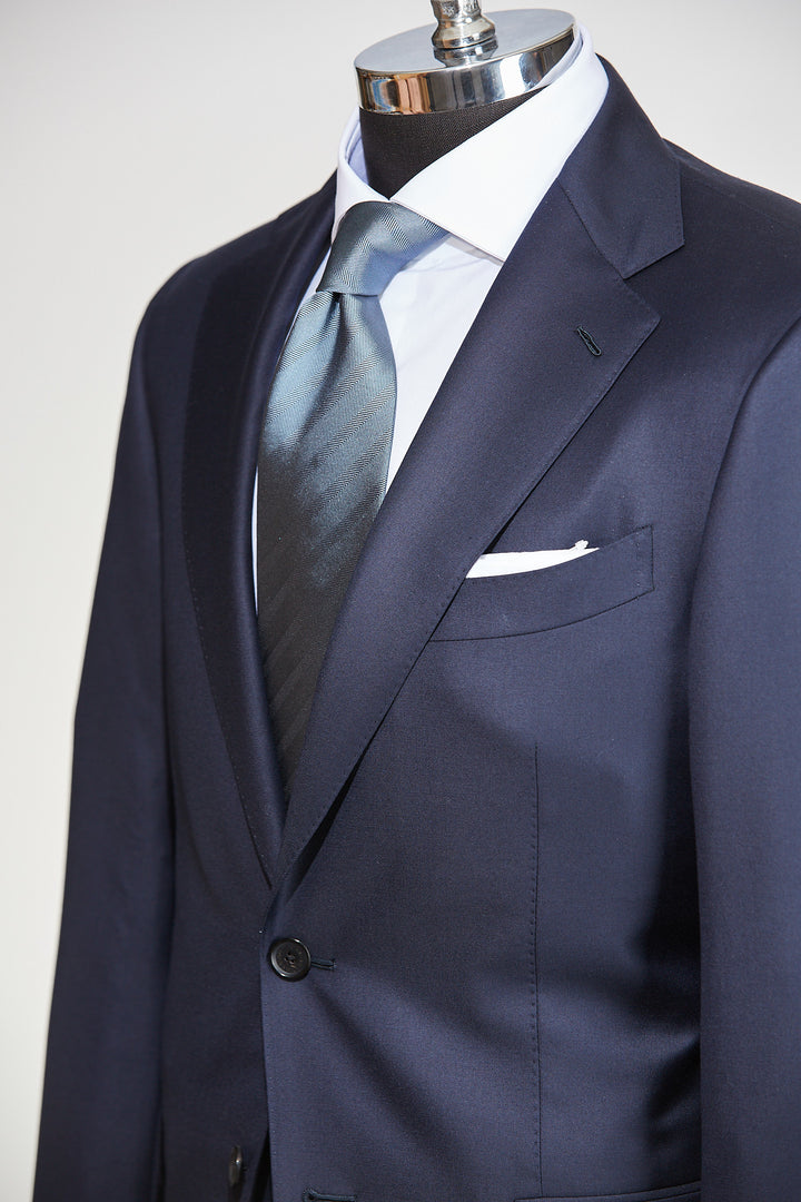 Caruso Navy Norma Two Piece Suit