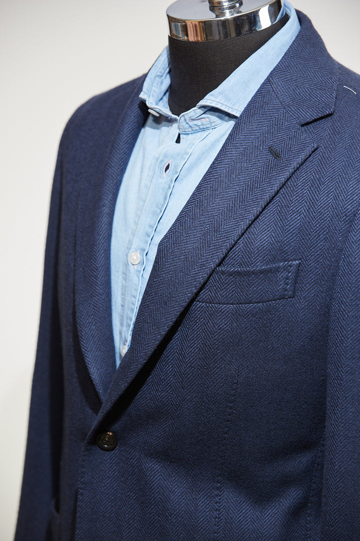 Stiles Latino Navy Chevron Jacket