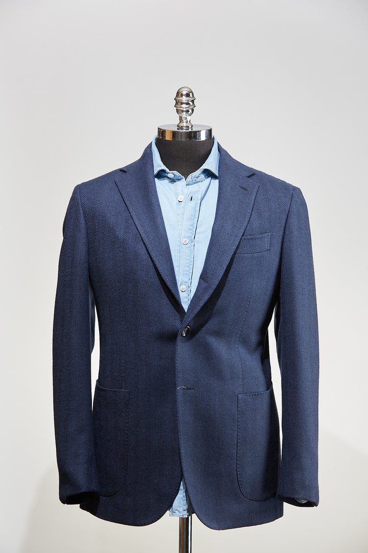 Stiles Latino Navy Chevron Jacket