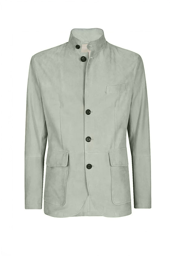 ELEVENTY SAGE SUEDE JACKET