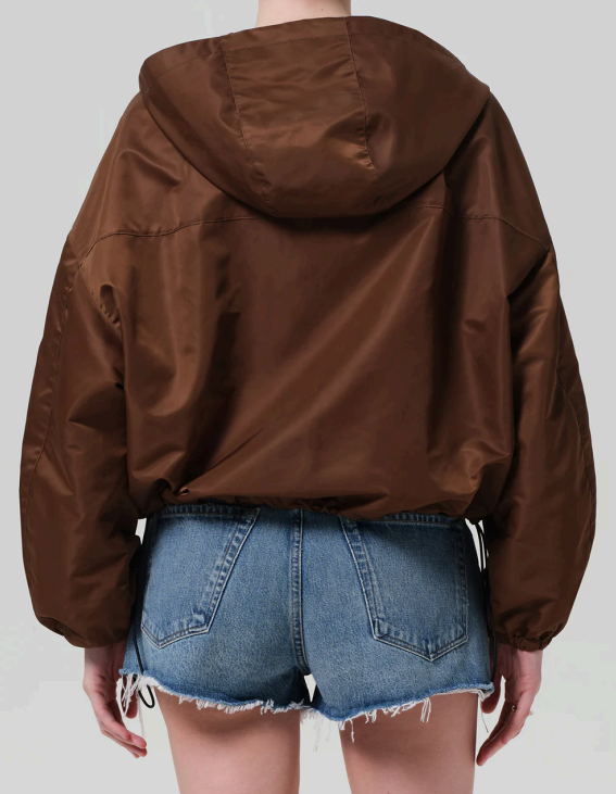 CITIZENS OF HUMANITY CROPPED WINDBREAKER