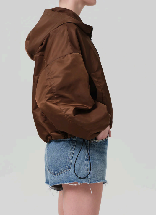 CITIZENS OF HUMANITY CROPPED WINDBREAKER