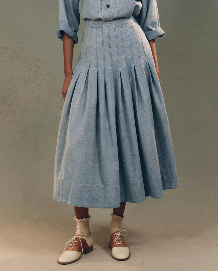 THE GREAT RHYTHM SKIRT IN DENIM