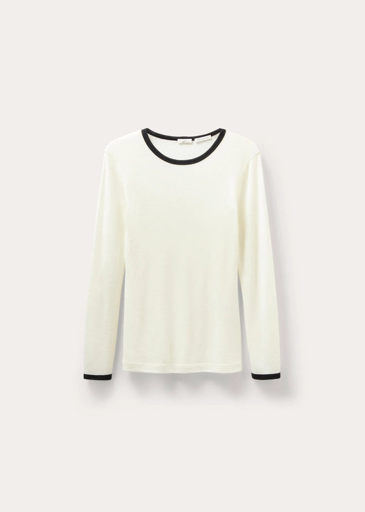 BITE STUDIOS TWO TONE LONG SLEEVE TOP