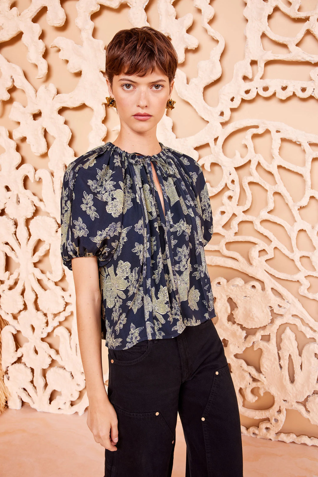 ULLA JOHNSON MARCELENA TOP