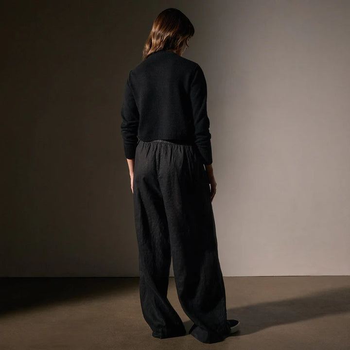 JAMES PERSE LINEN WIDE LEG PANT