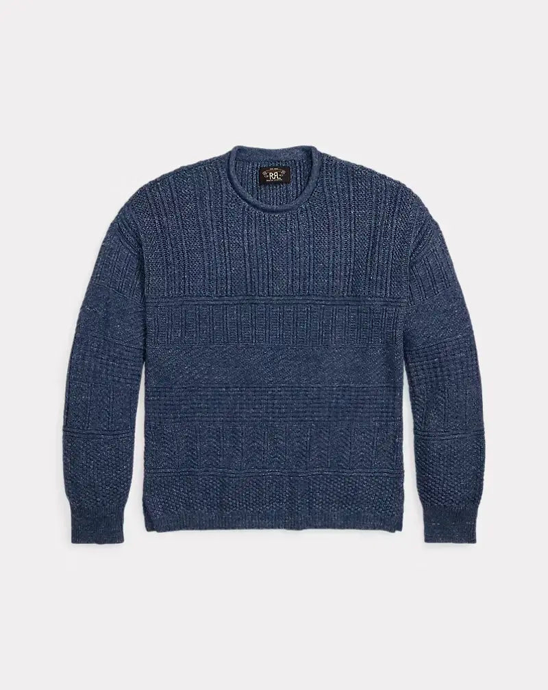 RRL COTTON LINEN ROLLNECK SWEATER – Lawrence Covell