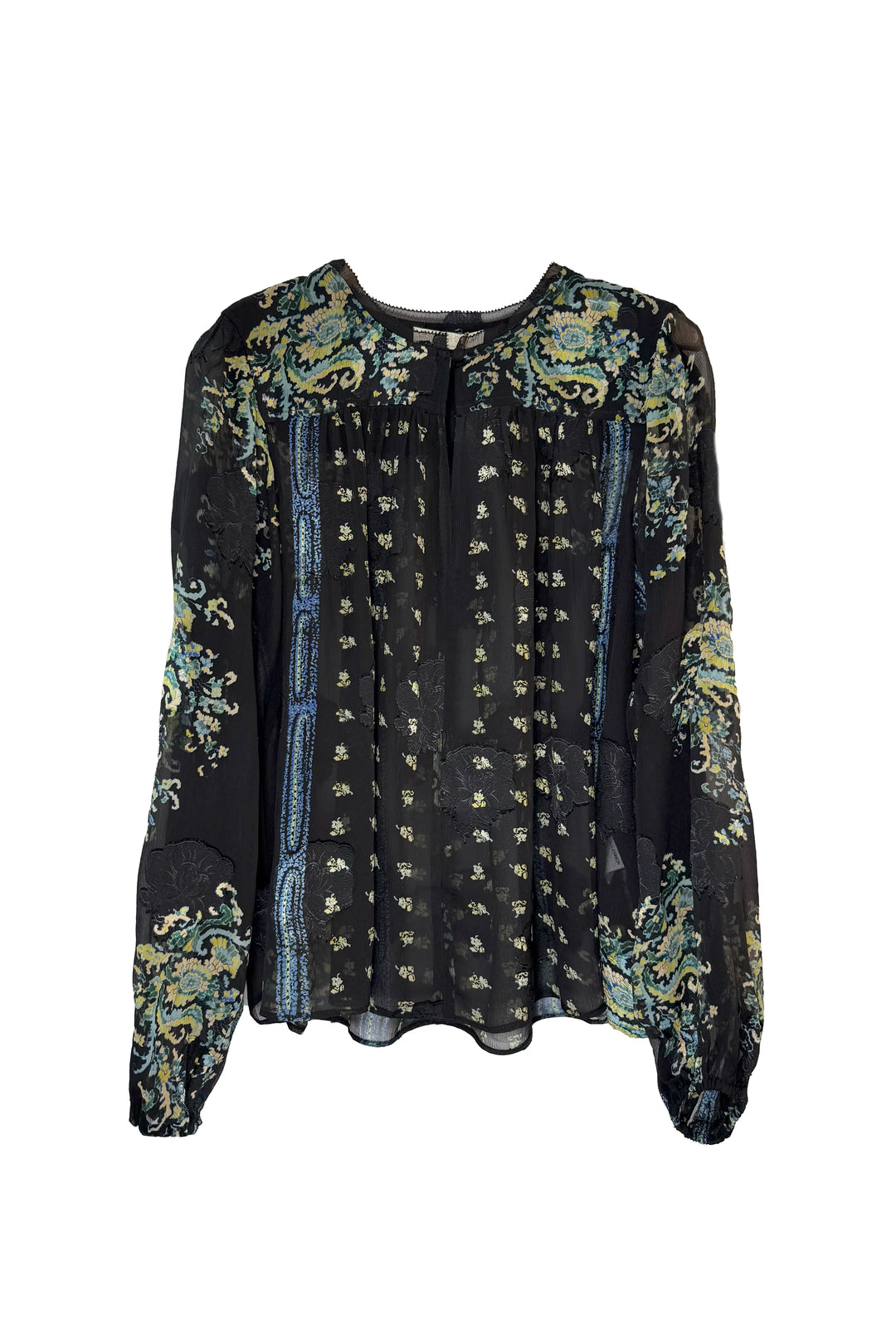 ULLA JOHNSON ASTER LONG SLEEVE BLOUSE