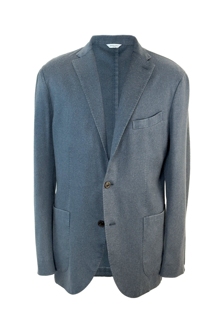 BOGLIOLI DUST BLUE WOOL JACKET