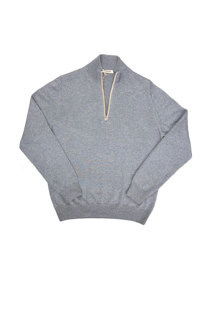 FIORONI CASHMERE MELANGE 1/4 ZIP