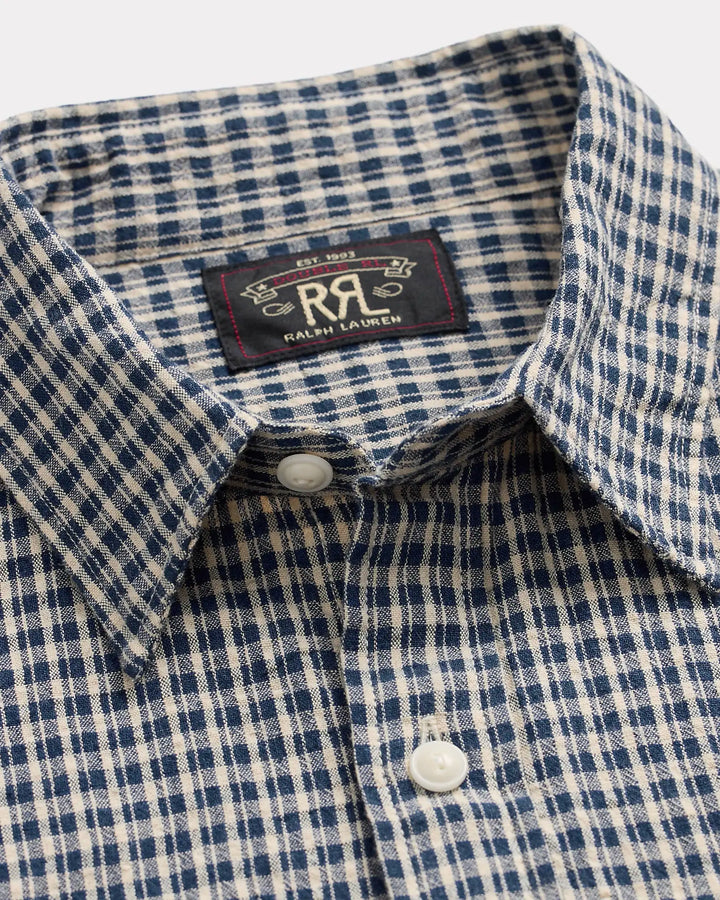 RRL CHECKED SEERSUCKER WORKSHIRT