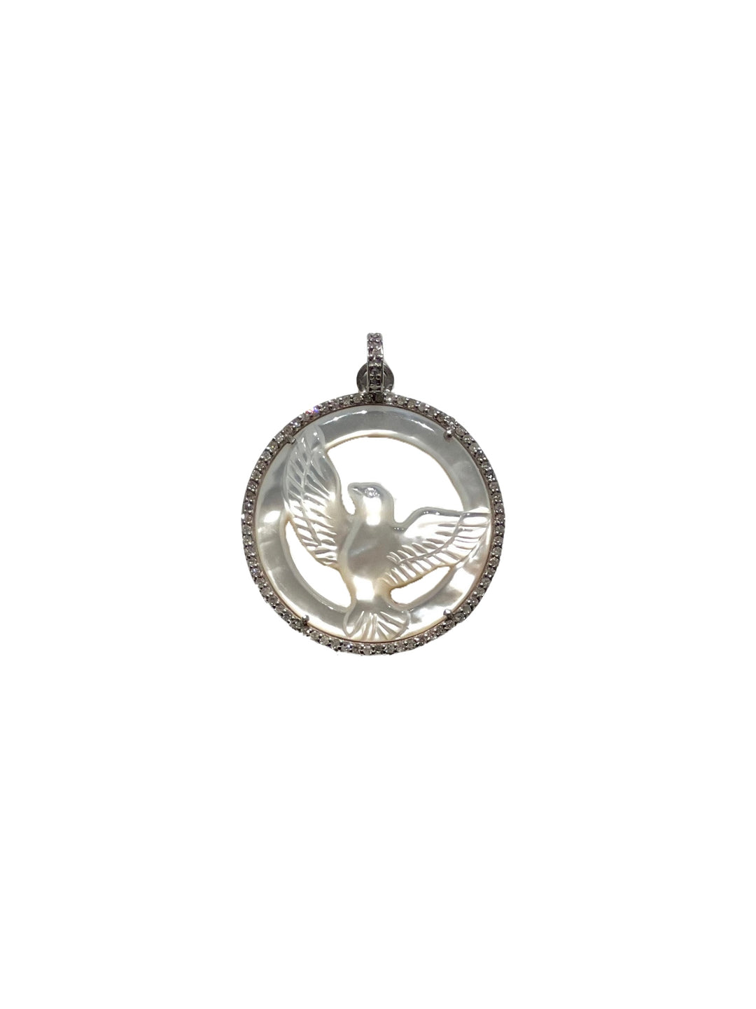 The Woods Fine Jewelry Mother of Pearl Bird Pendant