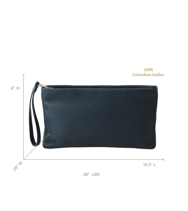 CAPRICHO ALEXIS POUCH IN NAVY