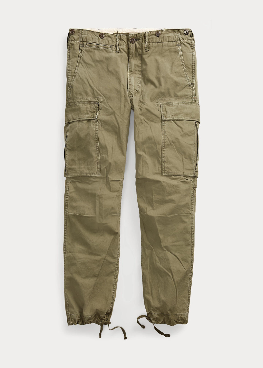 RRL SURPLUS POPLIN CARGO OLIVE PANT