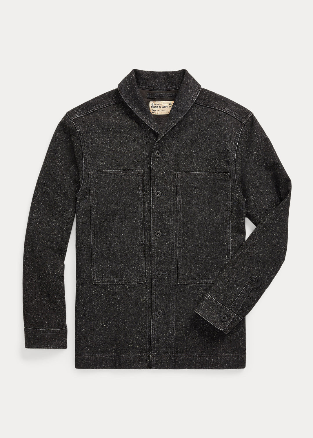 RRL JASPE DENIM BLACK SHIRT JACKET