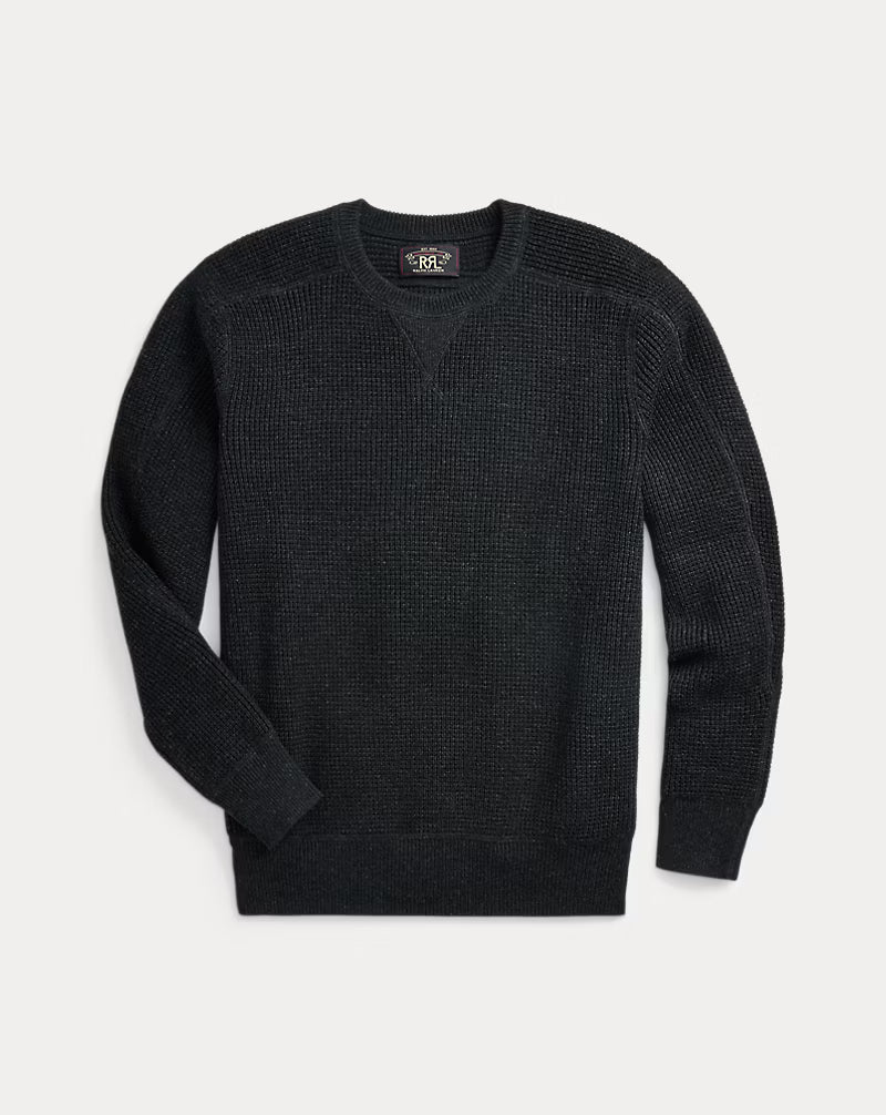 RRL Waffle Crew Sweater | Lawrence Covell